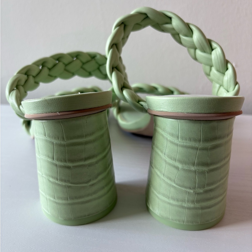 Dolce Vita Women's Paily Braided Sandals in Mint green - Picture 3 of 5